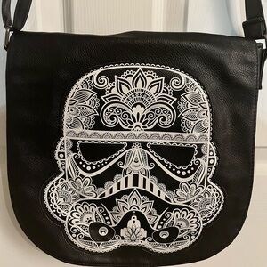 SOLD! Día de Los muertos storm trooper crossbody bag